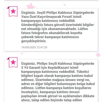 Kaydol Kazan Uygulaması Fatura Yükleme Sorunu Nedeniyle Hediye Çeki Alamıyorum