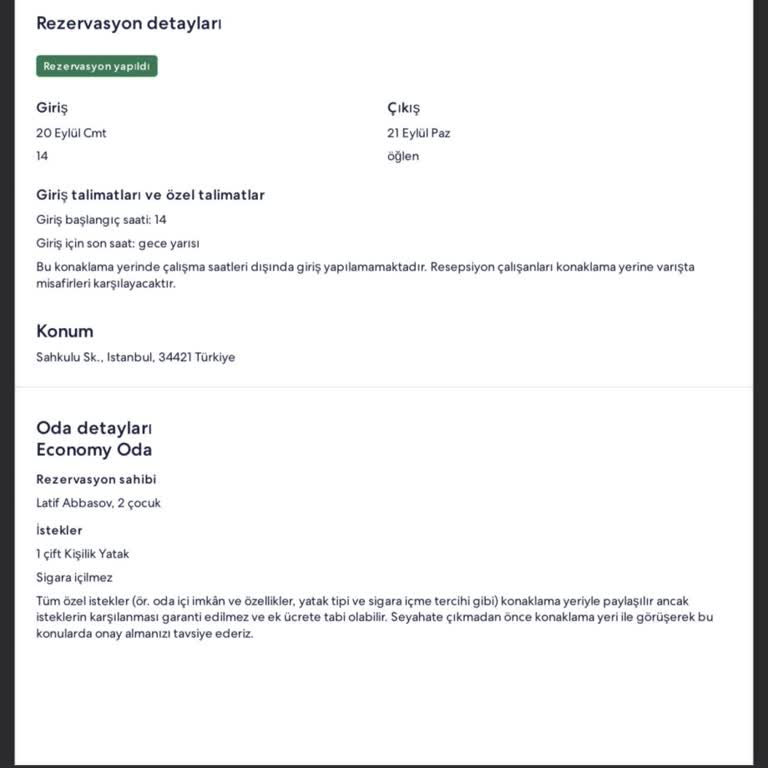 Rezervasyonum Otelde Görünmedi, Geceyi Dışarıda Geçirmek Zorunda Kaldım