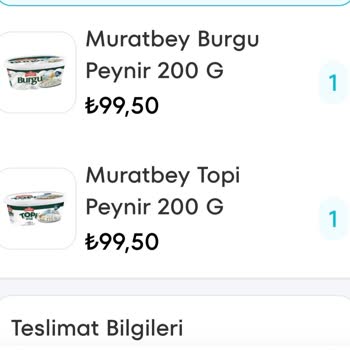 A101 Kapıda Siparişimde Bozuk Peynir Nedeniyle Yaşadığım Mağduriyet