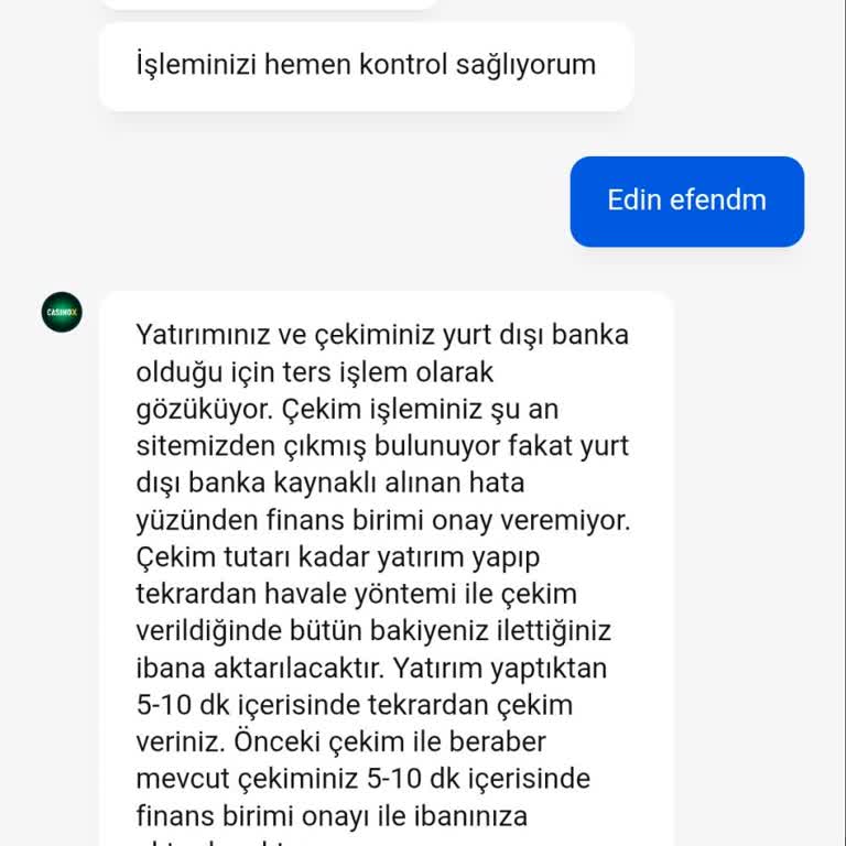 Para Çekme Talebim Keyfi Şartlarla Engellendi!