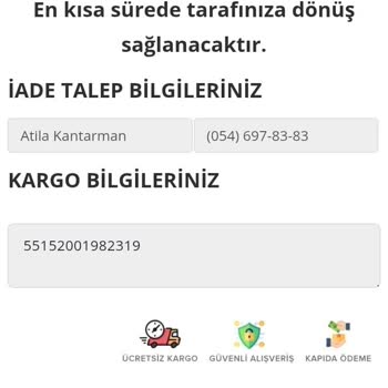 Yakali25.shop Yanlış Ve Kalitesiz Ürün Gönderimi Sonrası Mağduriyet
