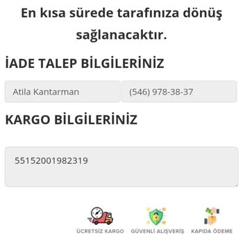 Yakali25.shop Yanlış Ve Kalitesiz Ürün Gönderimi Sonrası Mağduriyet