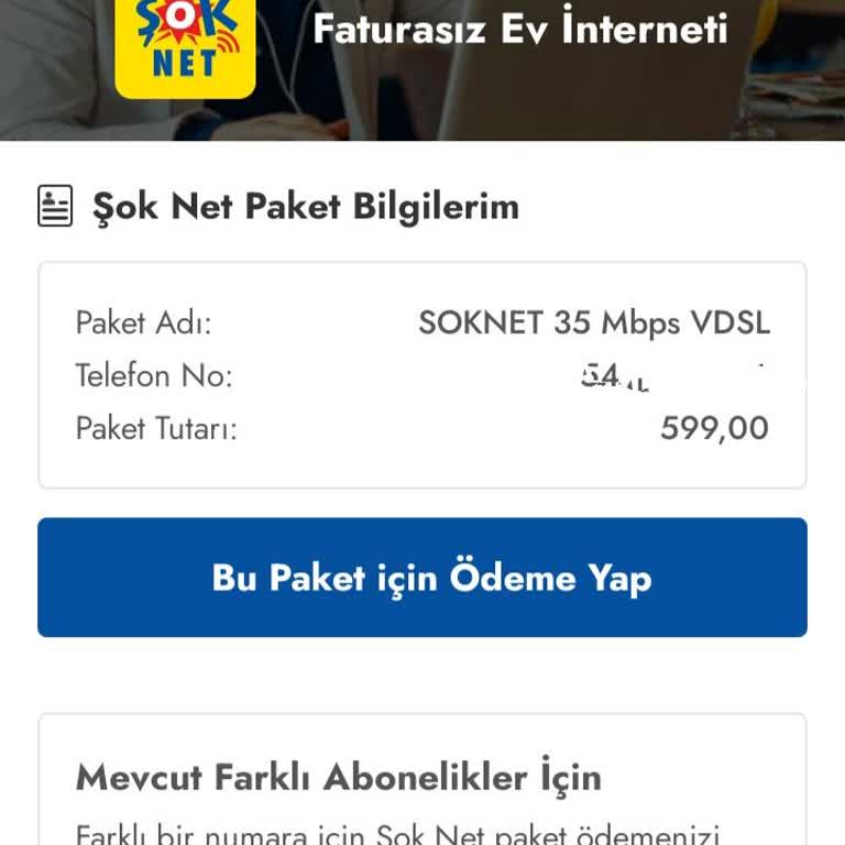 Şok Net ADSL'de Yüksek Fatura Ve Müşteri Hizmetlerine Ulaşılamıyor