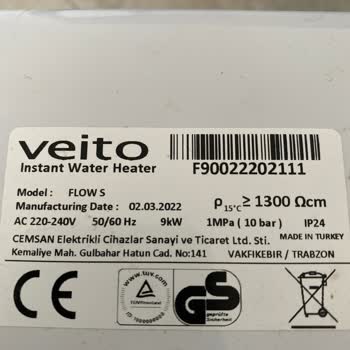 Veito Опасен! Водонагреватель взорвался после 3 лет использования