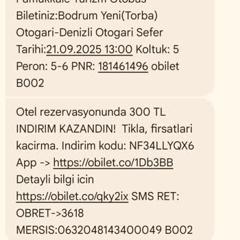 Obilet Ve Pamukkale Arasında Yaşanan Sorumluluk Karmaşasıyla Mağdur Oldum