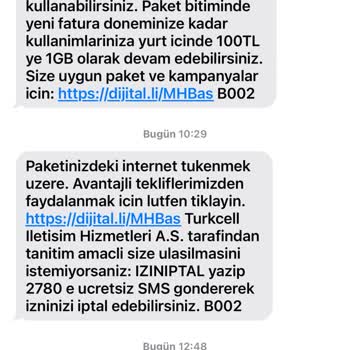 Fatura Dönemi Gelmeden İnternet Paketimin Bitmesi Ve Ek Ücretlendirme Sorunu