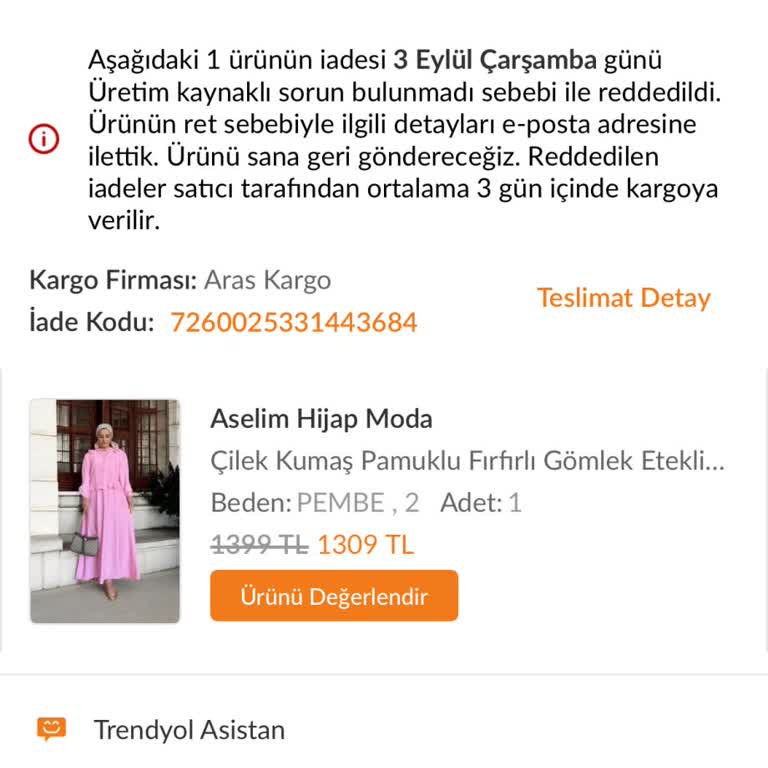 Aselim Hijap Moda Tesettür Takım Çekti ve Kullanılmaz Hale Geldi