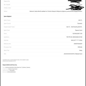 Sipariş Sonrası Engellendim Ve Ulaşamıyorum