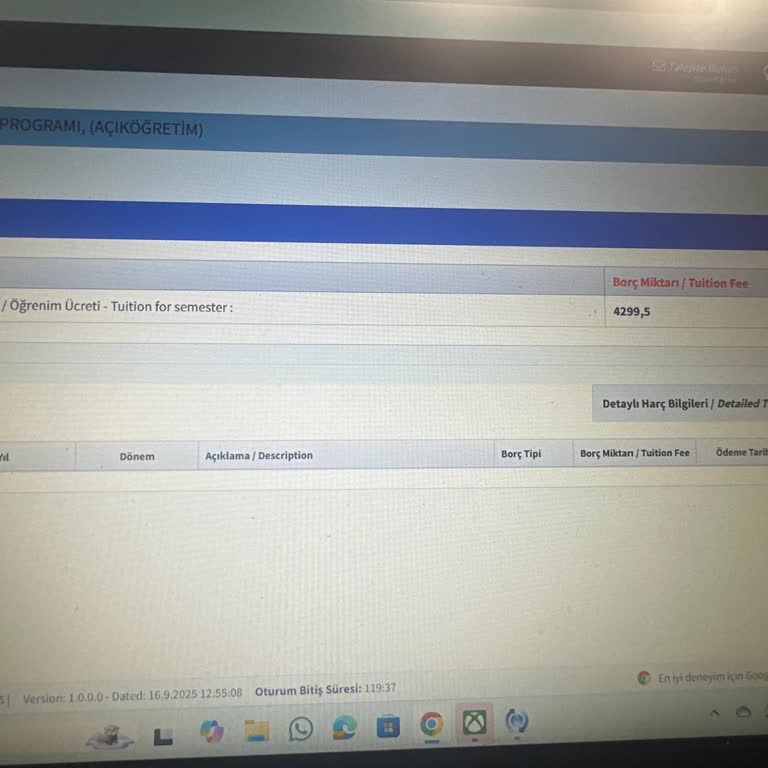 Harç Ödeme Sistemi Çalışmıyor, Kayıt Ve Ders Seçimim Riske Girdi