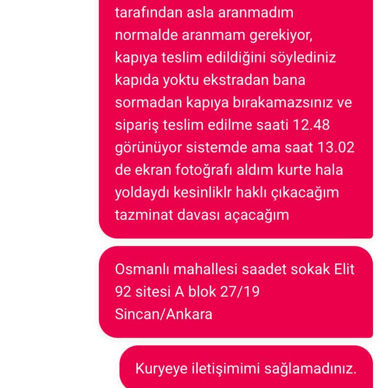 Teslim Edilmeyen Sipariş Ve Yanıltıcı Destek Süreci Nedeniyle Mağduriyet
