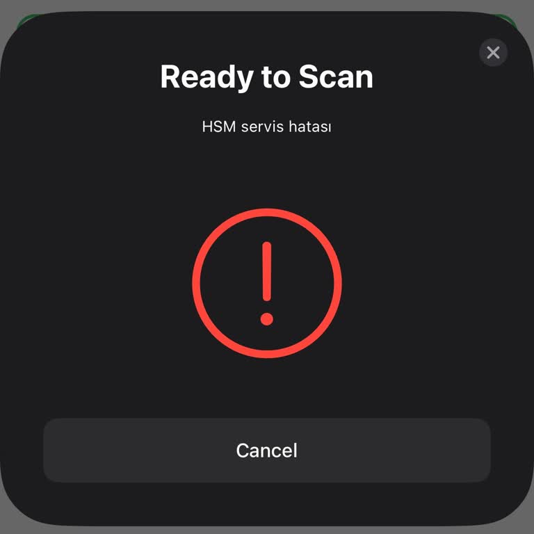 İstanbulkart Mobil Uygulamasında Hsm Service Error Hatasıyla Abonman Yükleyemiyorum