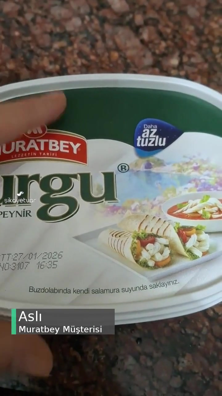 Muratbey Kimse Mağdur Olmamalı Peynirde Plastik Koku Tat videonun kapak resmi