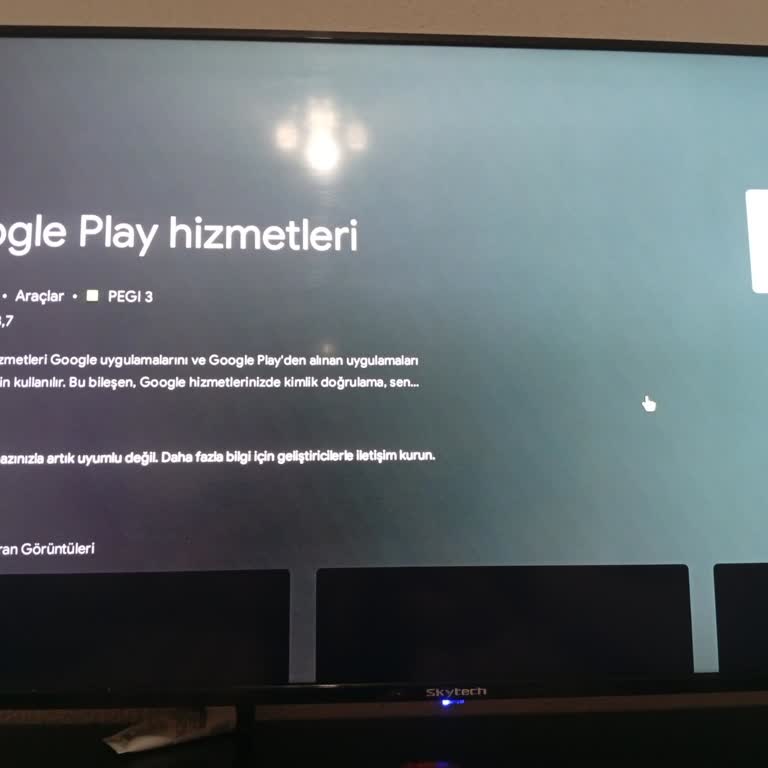 Skytech TV'de Google Play Hizmetleri Güncellenmiyor, Uygulamalar Kullanılamıyor