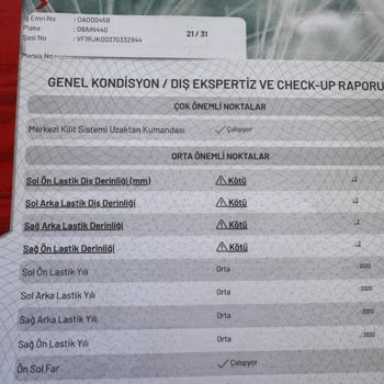 Ekspertiz Sonucunda Ortaya Çıkan Sorunlar Ve Bayi İlgisizliği Nedeniyle Mağduriyet