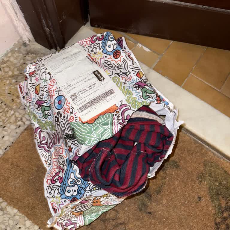 Açık Ve Yırtık Kargo Poşetiyle Kapıya Bırakılan Teslimat Mağduriyeti