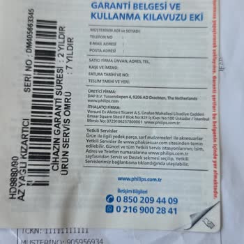 Philips Airfryer Garantisi Devam Ederken Kulp Kırıldı Servis Kullanıcı Hatası Dedi