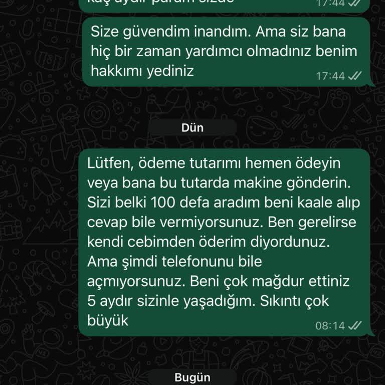 Ne Ürün Gönderildi Ne Para İadesi Yapıldı Mağdur Edildim