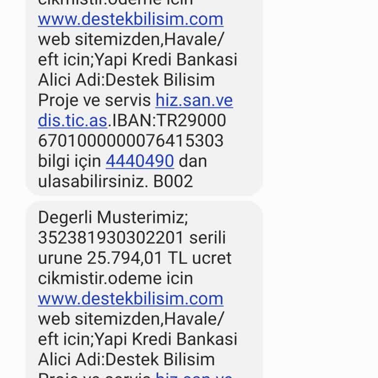 Garanti Kapsamındaki Katlanır Ekran Arızası İçin Ücret Talebi
