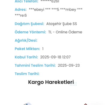 Eksiksiz Adrese Teslim Edilmeyen Kargo, Ulaşılamayan Müşteri Hizmetleri Ve Mağduriyetim