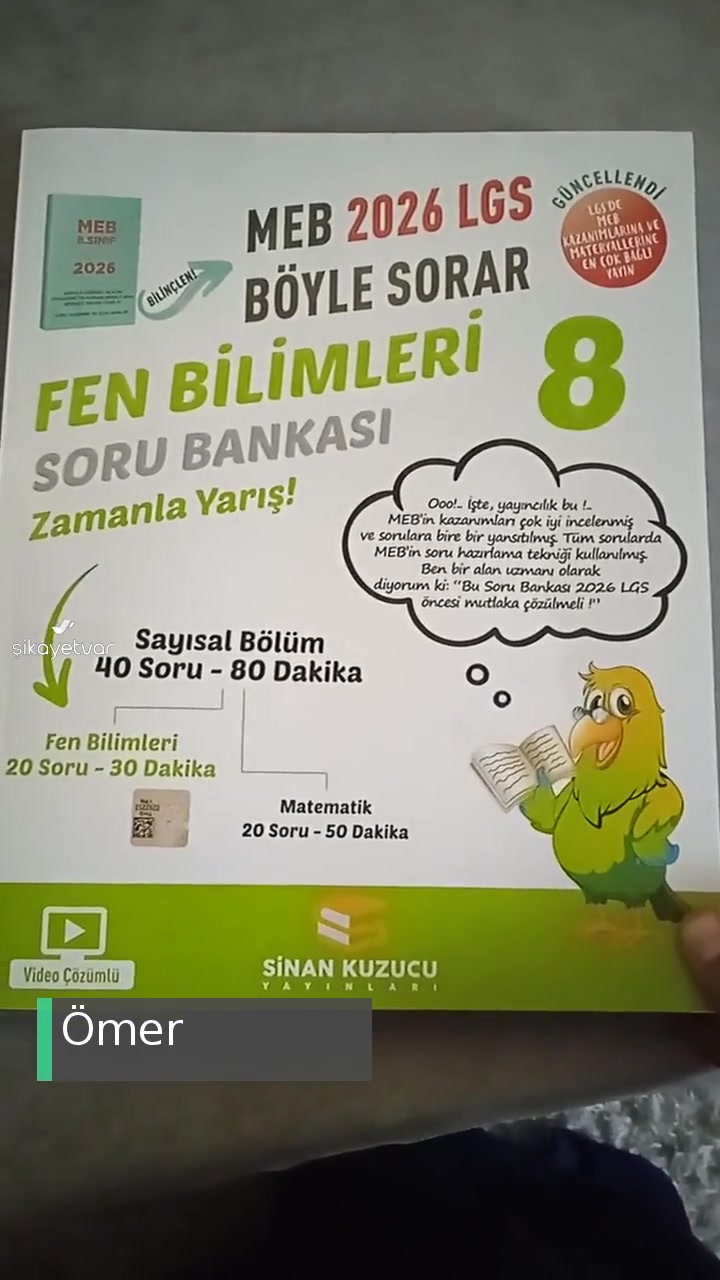 Sinan Kuzucu Yayınları Hatalı Cevap Anahtarı videonun kapak resmi