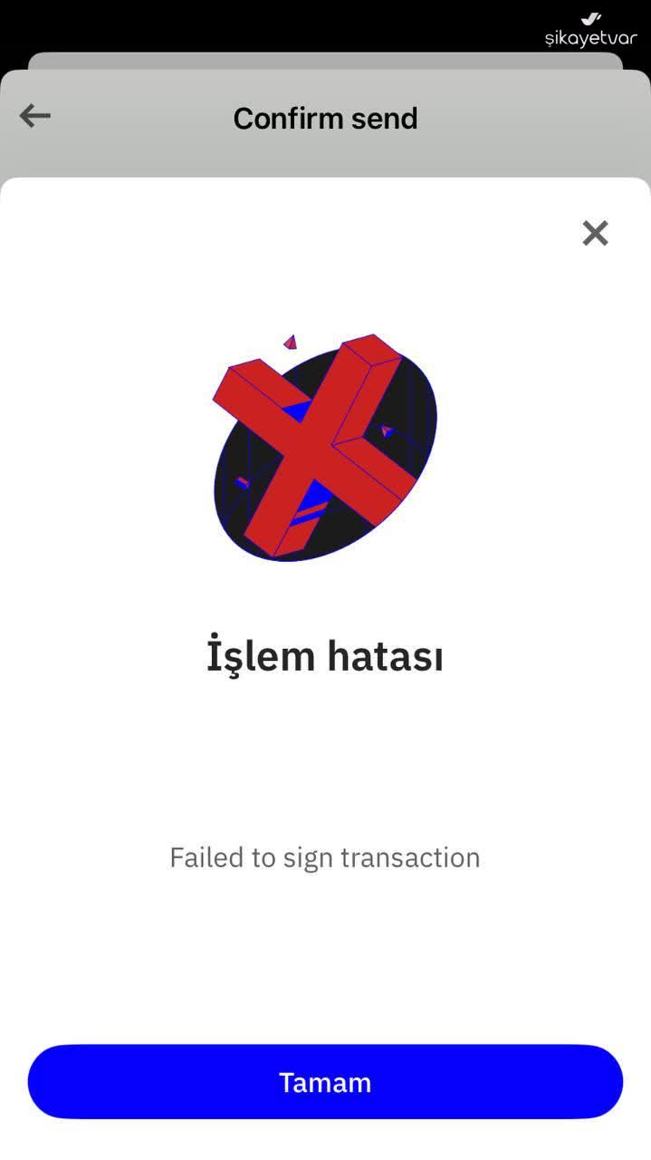 Trust Wallet iOS App Blocks My Tron Transactions With “Failed to Sign  Transaction” Error - Xolvie
