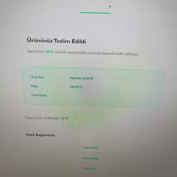 Satın Alınan Valorant E-pin Kodu Uzun Süre Geçmesine Rağmen Teslim Edilmedi