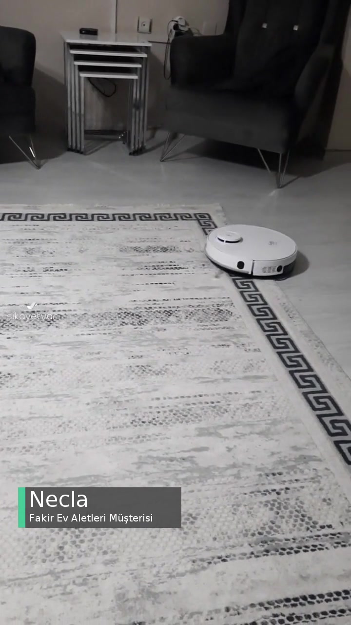 Fakir RS770 Robot Süpürge Halıda Takılma Yapıyor videonun kapak resmi