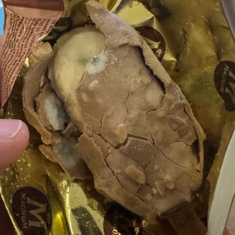Aldığım Magnum Mini Dondurmalarda Küf Sorunu Yaşadım