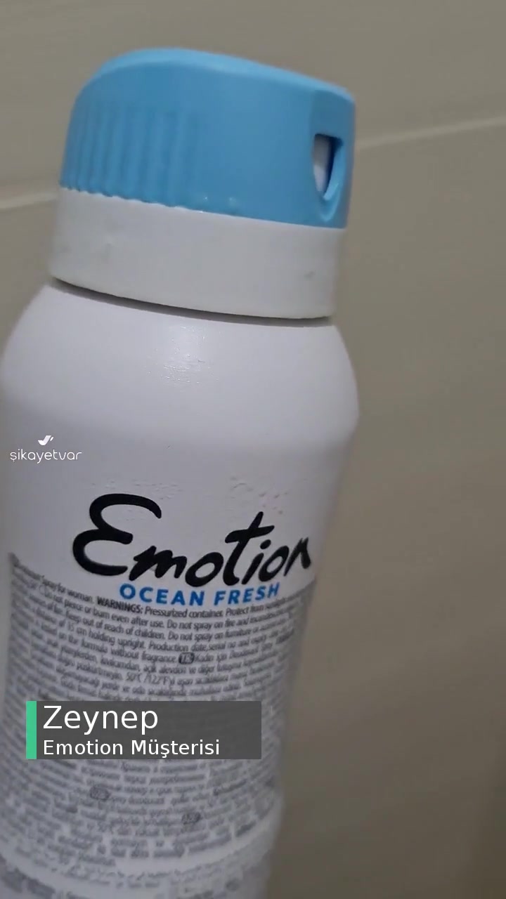 Emotion Deodorant Kapak Sorunu videonun kapak resmi