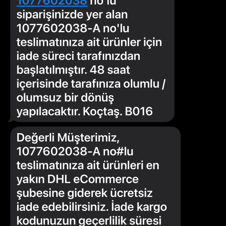 Koçtaş İade Edilen Avizenin Ücreti Haksız Yere Ödenmedi