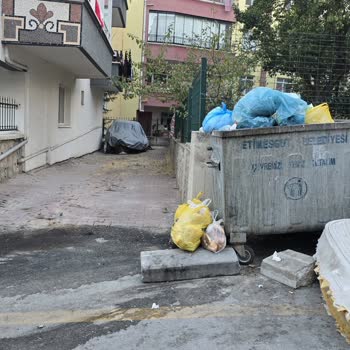 Uzun Süredir Devam Eden Çöp Konteyneri Sorunu Ve Araçlara Zarar