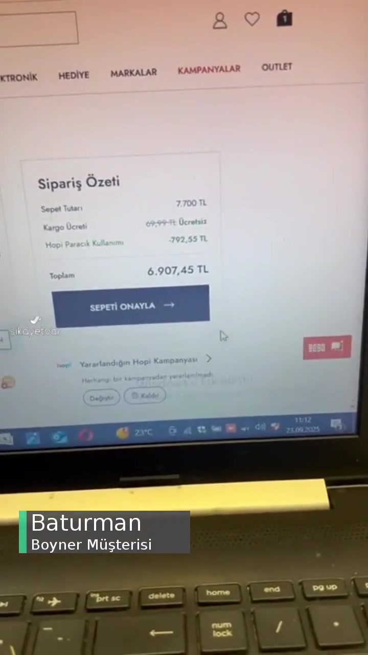 Boyner Gift Card İle Ödeme Esnasında Hopi Paracıklarım İptal Oluyor videonun kapak resmi