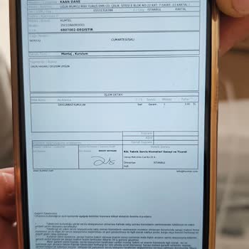 Kırık Davlumbaz Değişimi Sürecinde Yaşanan Gecikme Ve İletişim Sorunları Nedeniyle Mağduriyet