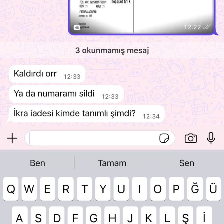 Hepsijet Kurye Tarafından Hakaret İçeren Mesaj Gönderildi