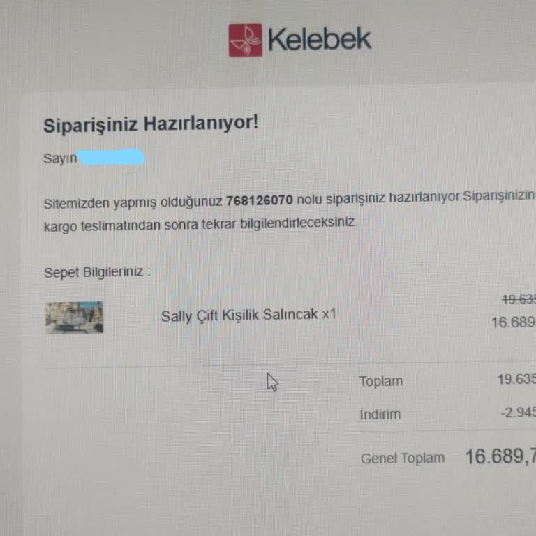 Bahçe Salıncağım Teslim Edilmedi İptal Ve İade Taleplerim Yanıtsız Kaldı