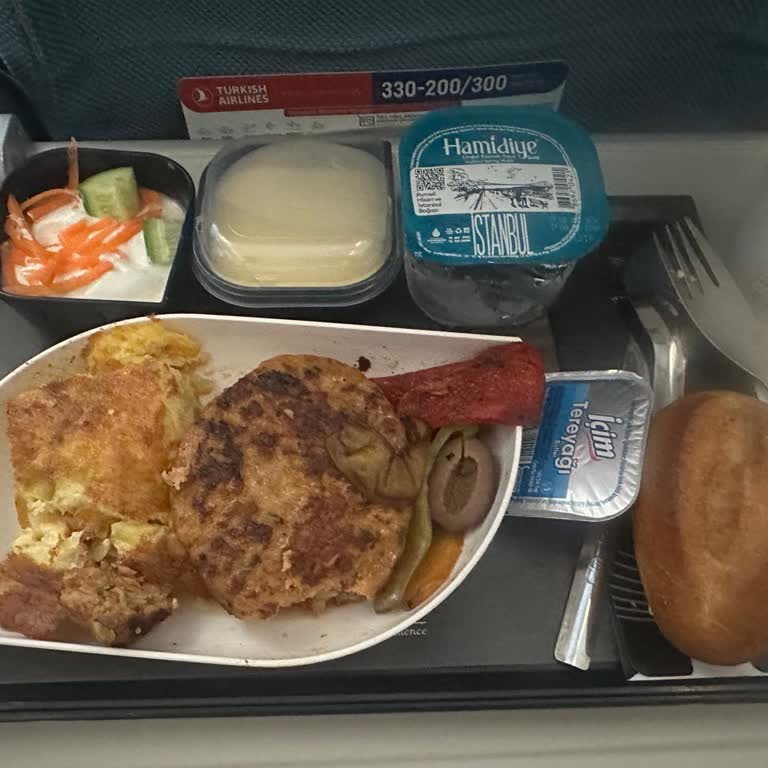 Uçakta Sunulan Tavuk Köftesi Hayal Kırıklığı Yarattı