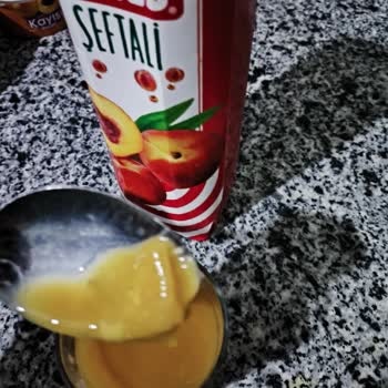 Dimes Şeftali Meyve Suyunda Yabancı Madde Şoku