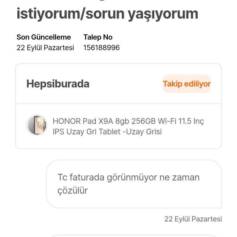 Faturalara T.C. Kimlik Numarası Eklenmemesi Nedeniyle Mağduriyet