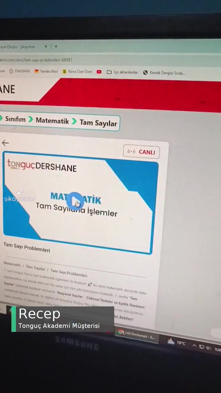 Tonguç Akademi Pişmanlığı Canlı Derslere Katılamıyorum videonun kapak resmi