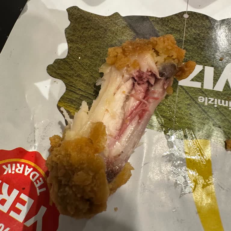 McDonald's Etlik Şubesinde Çiğ Tavuk Ürünüyle Karşılaştım, Gıda Güvenliği Riski Yaşadım
