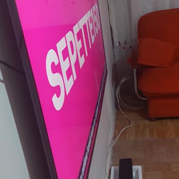 Defective and Warped LG TV Unit