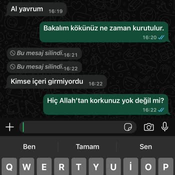 Dolap Üzerinden Bahçe Mobilyası Satışıyla İlgili Şüpheli İşlem Ve Hakaret İçeren Mesajlar
