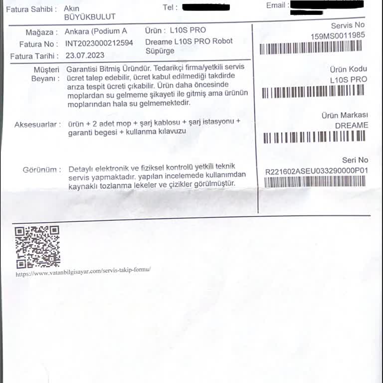 Garanti Süresinde Çözülemeyen Arıza Ve Sonrasında Hizmet Reddi Nedeniyle Mağduriyet