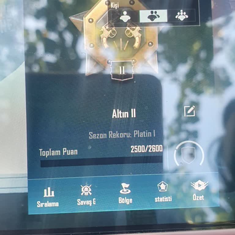 PUBG Hesabımda Rütbe Puanları Güncellenmiyor