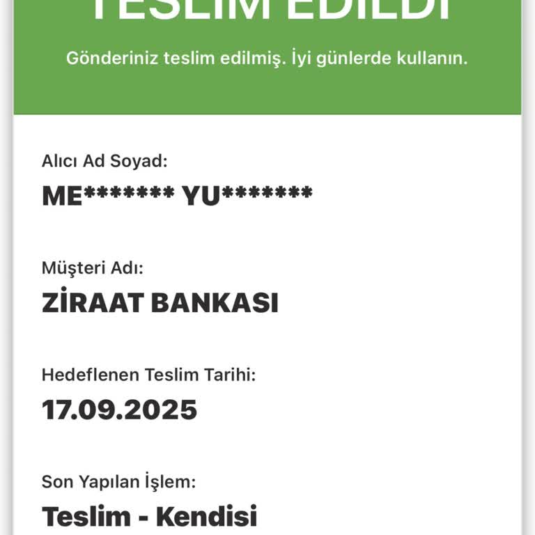 AGT Kurye Teslim Edilmeyen Kart Nedeniyle Yaşanan Mağduriyet Ve Çözüm ...