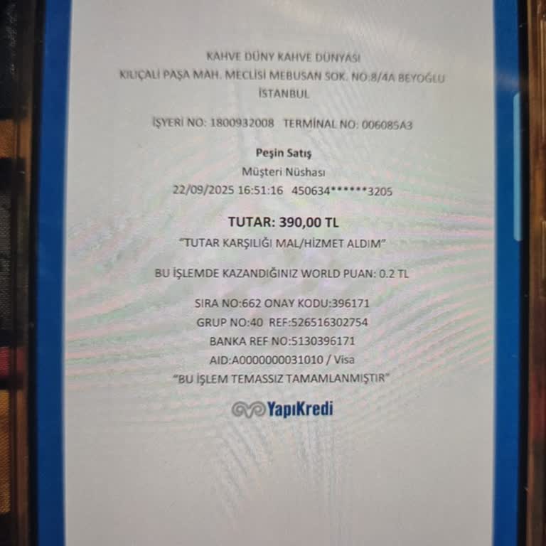 Kahve Dünyası'nda QR Kod Okunmadan Latte Yüklenmedi, Mağdur Oldum