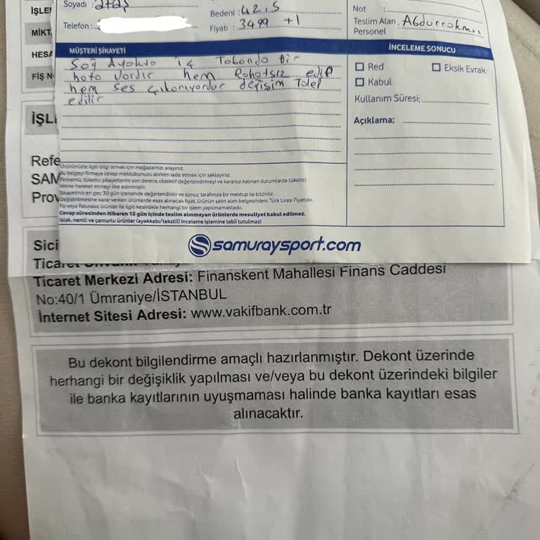 Adidas Ayakkabıda İlk Günden Ses Ve Titreşim Sorunu, İnceleme Sonucu Ret