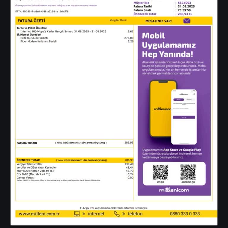 Teslim Edilmeyen Modem Ve Bağlantı İçin Haksız Fatura Ve Ücret Talepleri