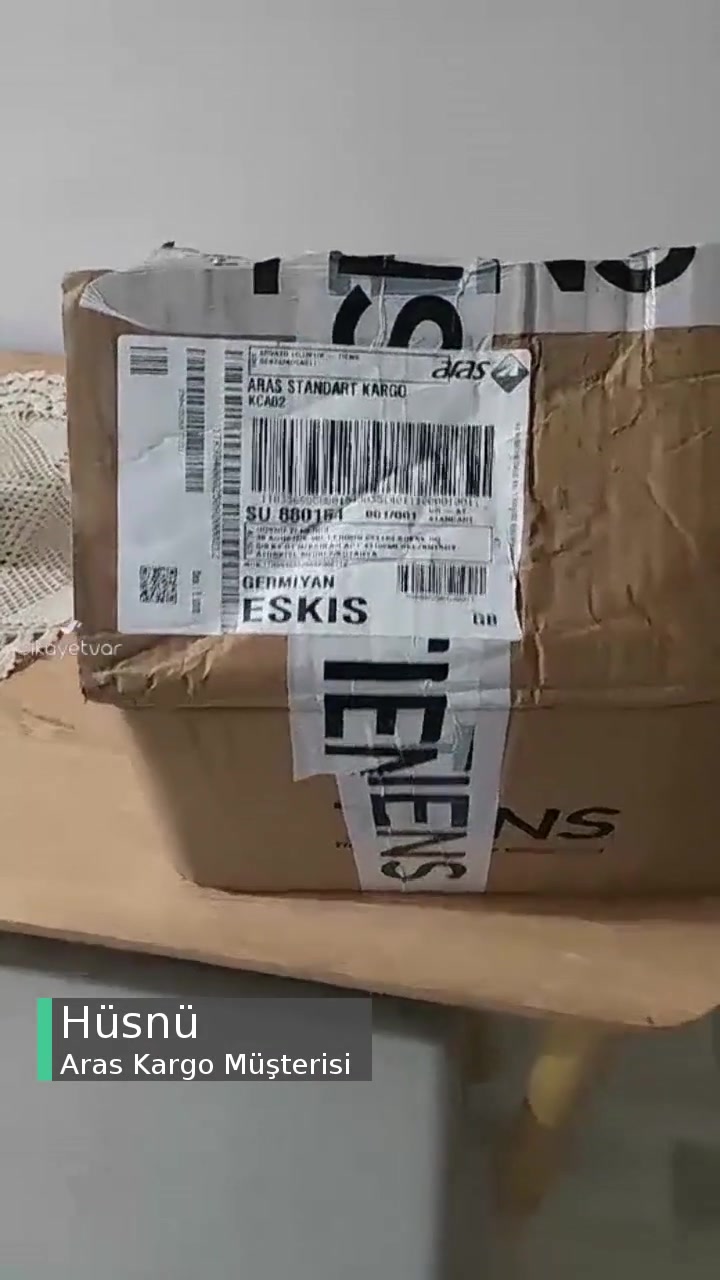 Aras Kargo Hasarlı Kargo videonun kapak resmi