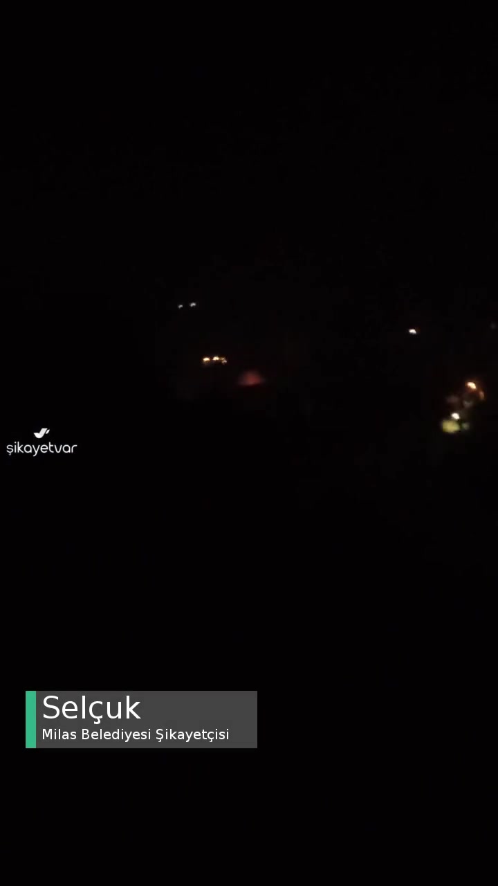 Milas Belediyesi Sokak Lambaları Yanmıyor! videonun kapak resmi